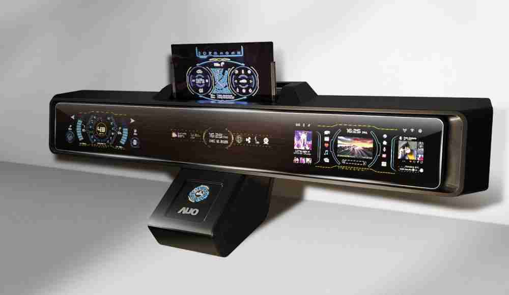 菠菜论坛Micro LED沉浸式车舱显示方案结合 可卷式、、、可伸缩的Micro LED应用并可呈现不同的质感纹路，，，，展现人性化设计