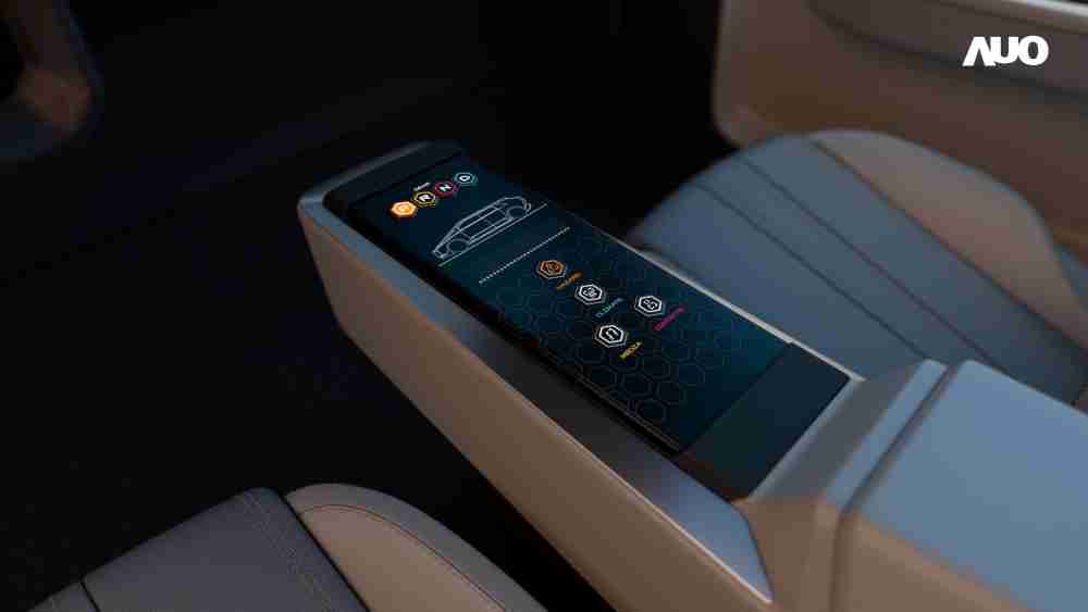 菠菜论坛以人性化设计打造多变形态中控显示(Morphing Center Control)，，不使用时仅平面显示信息，，，，进行操作时，，，，显示器则会动态隆起，，，转变成3D实体按钮，，，，并有触觉回馈，，，，展示人机互动新体验